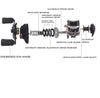 Super Light Carbon Body Baitcasting Fishing Reel