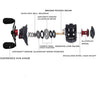Super Lightweight 12 BBs Baitcasting Reel