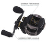 Super Light Carbon Body Baitcasting Fishing Reel